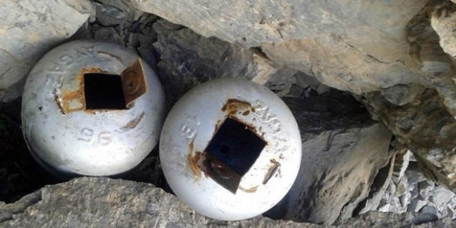 Hakkari'de el yapımı patlayıcı malzemeleri ele geçirildi