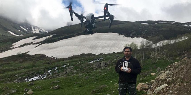 Drone pilotlar Trkiye'nin tantmnda bulutu