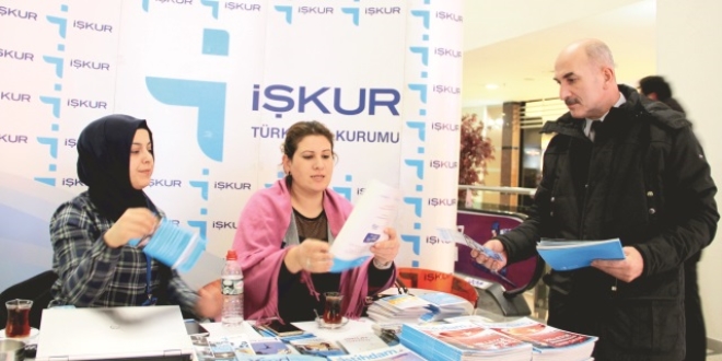 Yüzde 2,1 daha az işsiz