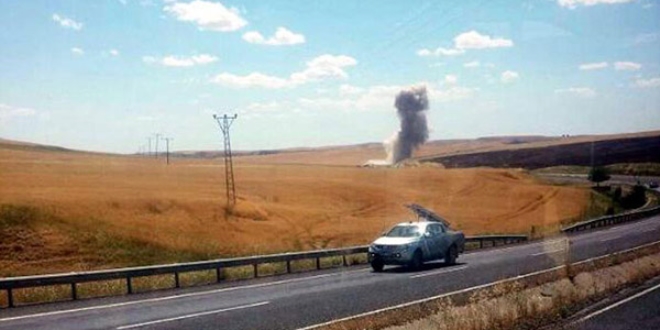 Askeri araca bombalı tuzak!