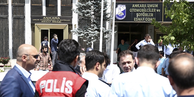 Ankara'da esnaf odasnda atma... Yarallar var