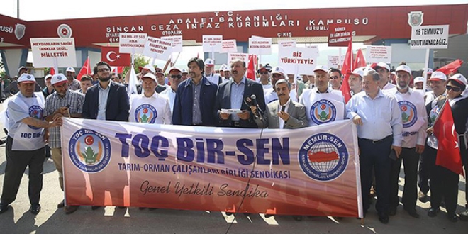 Toç Bir-Sen'den darbecilere tepki