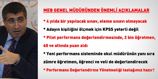 Öğretmeni, okul müdürünün yanı sıra, zümre öğretmeni ve öğrenci de değerlendirecek