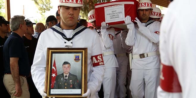 Şehit Uzman Çavuş Bahşiş, son yolculuğuna uğurlandı