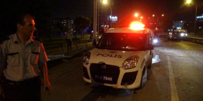 'Dur' ihtarna uymad kaarken 3 araca arpt