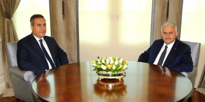 Yıldırım, MİT Müsteşarı Fidan'ı kabul etti
