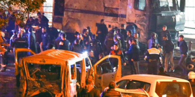 Bombalı aracı çırak görmüş