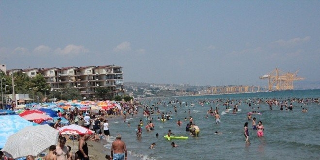 Tekirdağ sahillerinde bayram hareketliliği