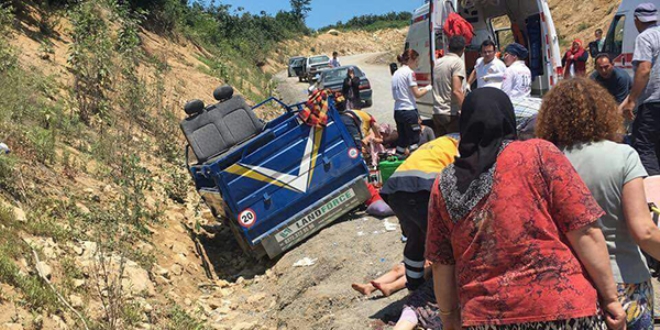 Sakarya'da patpat kazası: 2 ölü, 7 yaralı