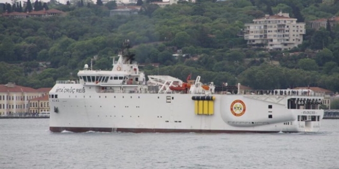 Milli sismik gemisi MTA Oruç Reis hizmete hazır