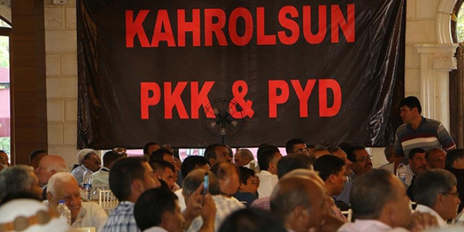 Şanlıurfalı Araplar PYD/PKK'ya tepki için toplandı