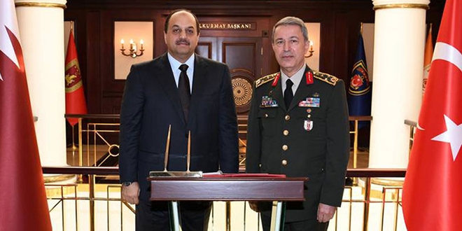 Katar Savunma Bakanı, Orgeneral Akar'ı ziyaret etti