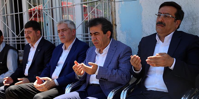 Mercan'ın ailesine Ensarioğlu ve Güzeloğlu'ndan taziye ziyareti