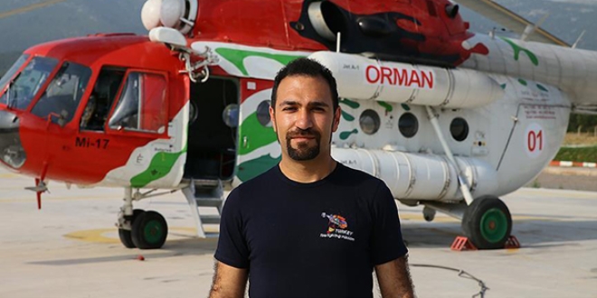 Düşen helikopterdeki personeli pilotun kuzeni kurtarmış