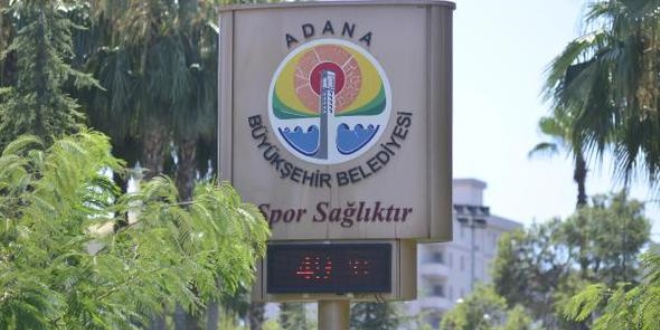 Adana'da termometreler 49 dereceyi gsterdi