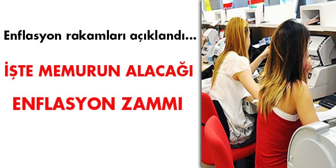 Enflasyon rakamları açıklandı... İşte memurların alacağı enflasyon zammı