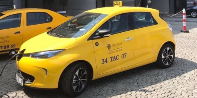 İstanbul'da elektrikli taksi dönemi resmen başladı