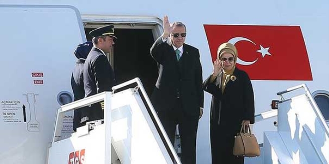 Cumhurbakan Erdoan, Almanya'ya gitti