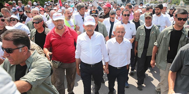 Kılıçdaroğlu, yürüyüşün 23. gününde İstanbul'a ulaştı