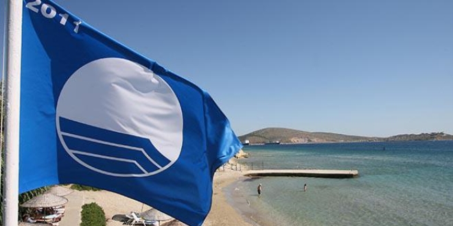 Sanayi kentinin 'mavi bayrakl' plaj says artyor