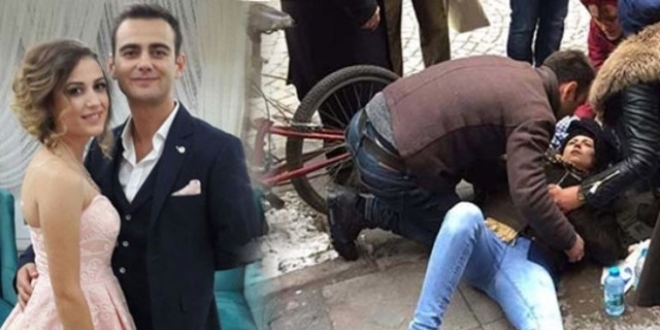 Başına pencere camı düşen genç kızın mutlu günü