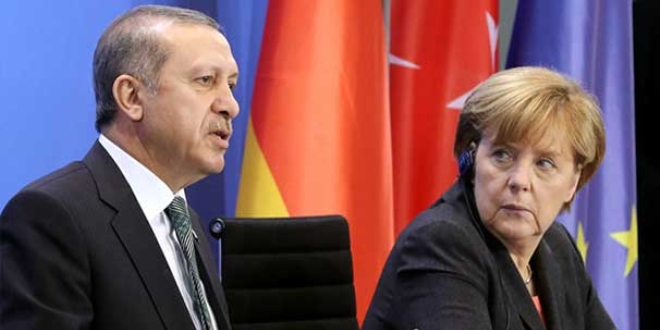 Erdoan'n gtrd gazeteciler Merkel'e soru soramad