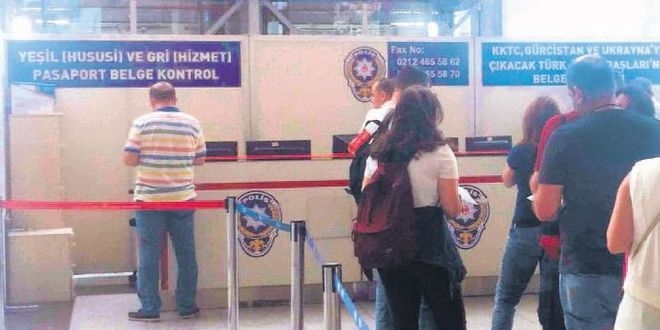 5 bin pasaporta el konuldu