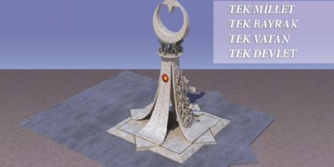 '15 Temmuz ehitler Abidesi'nin mimari bilgileri paylald