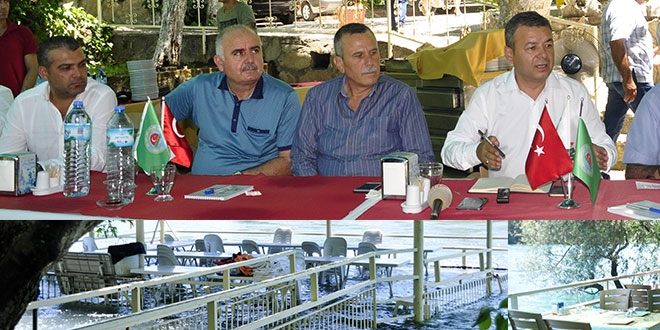 Susuzluğun konuşulduğu toplantıyı su bastı