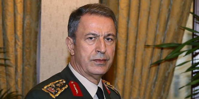 Orgeneral Akar, �talya KKK. Korg. Errico ile g�r��t�