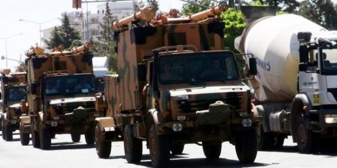 Bug�n yola ��kt�lar... S�n�ra askeri sevkiyat