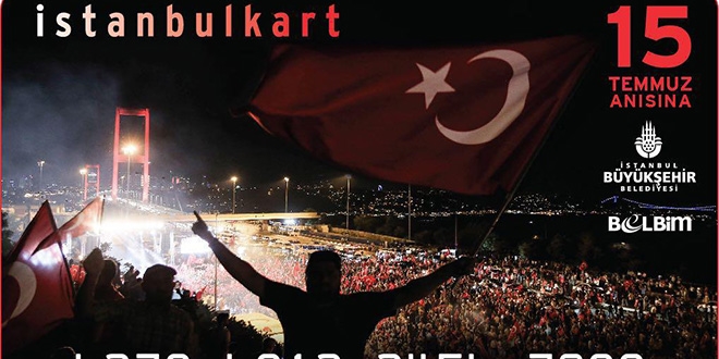 15 Temmuz özel tasarımlı 'İstanbulkart' satışa çıkıyor