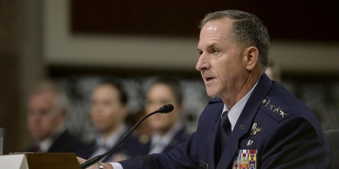 Orgeneral Akar, ABD Hava Kuvvetleri Komutan�'n� kabul etti