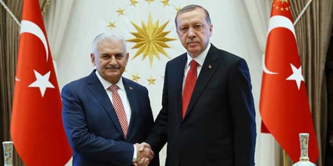 Cumhurbaşkanı Erdoğan, Başbakan Yıldırım ile görüştü