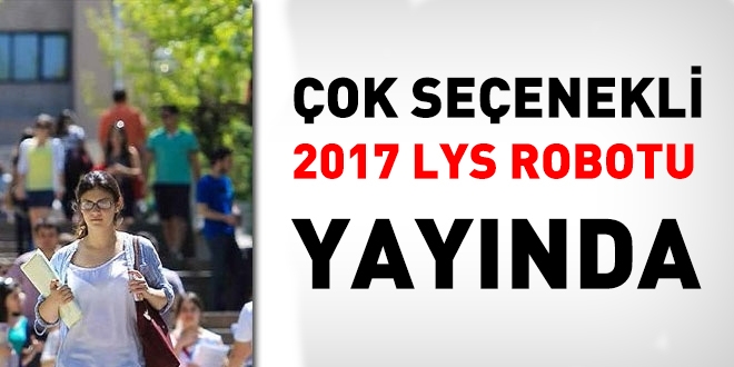 2017 ÖSYS tercih robotu yayında