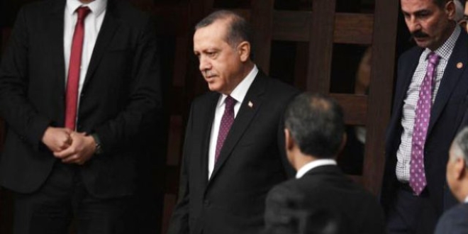Cumhurbaşkanı Erdoğan TBMM'den ayrıldı