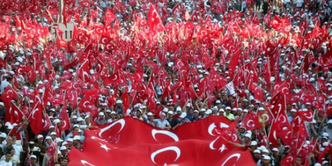 Başkentte '15 Temmuz' yürüyüşü için hazırlıklar tamam