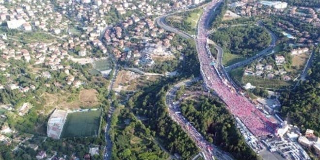 İşte 15 Temmuz Şehitler Köprüsü'nün havadan görüntüsü