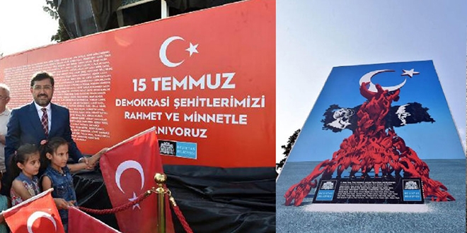CHP'li belediyeden dev ''15 Temmuz Demokrasi Ant''