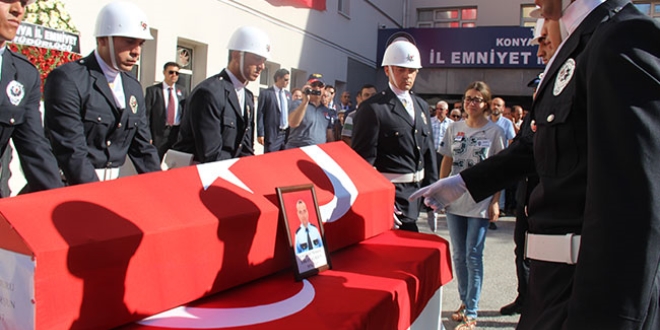 Şehit polis memuru Kurşun için resmi tören düzenlendi