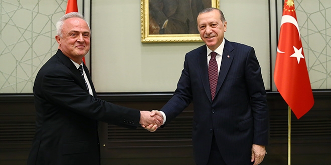 Erdoğan, Kamu Düzeni ve Güvenliği Müsteşarı'nı kabul etti
