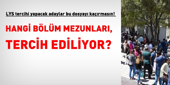 Kamu kurumları veya özel sektör, hangi bölüm mezunlarının tercih ediyor?