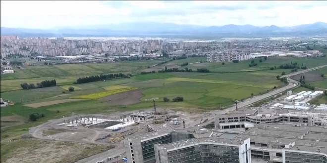 �ehir hastanesi yolu i�in �al��malar ba�lad�