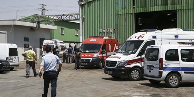 Fabrikada iş kazası: 3 ölü, 3 yaralı