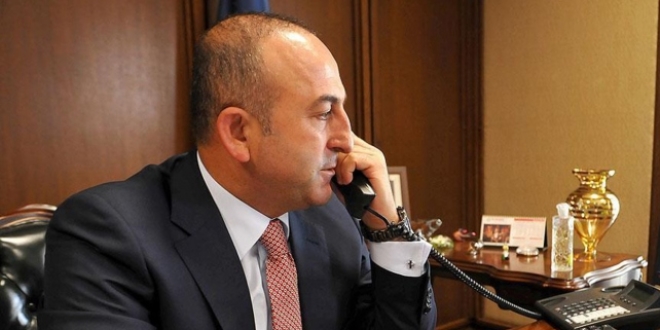 Bakan Çavuşoğlu'ndan telefon diplomasisi