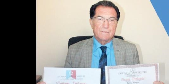 55 yıllık öğrenci Guinness'e başvuracak