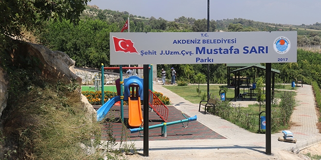 Şehitlerin isimleri Akdeniz'deki parklarda yaşatılacak