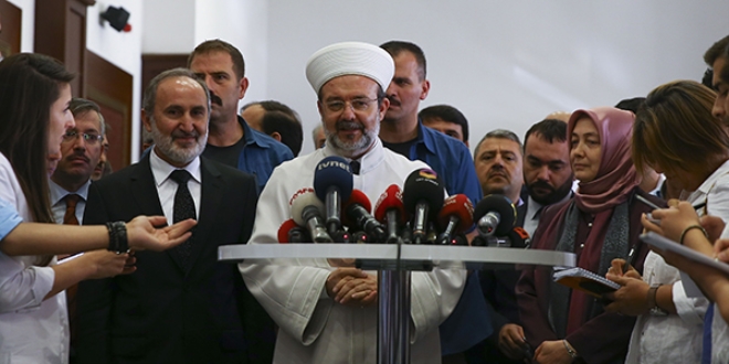 Mehmet Görmez ayrılık iddiası için ilk kez konuştu