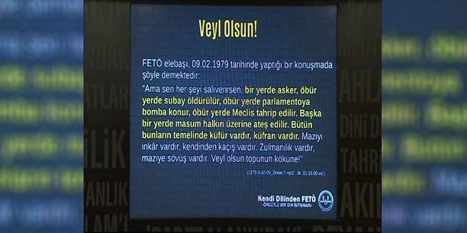 FETÖ'nün 38 yıl önceki konuşması dinletildi