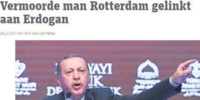 Hollanda basn ldrlen gurbetiyi Erdoan taraftarnn ldrdn iddia etti